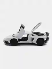 Белый металлическая модель Lamborghini Aventodor MiniAuto 1:32  32126
