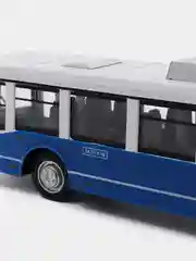 Синий троллейбус металлическая модель 1:32 8021