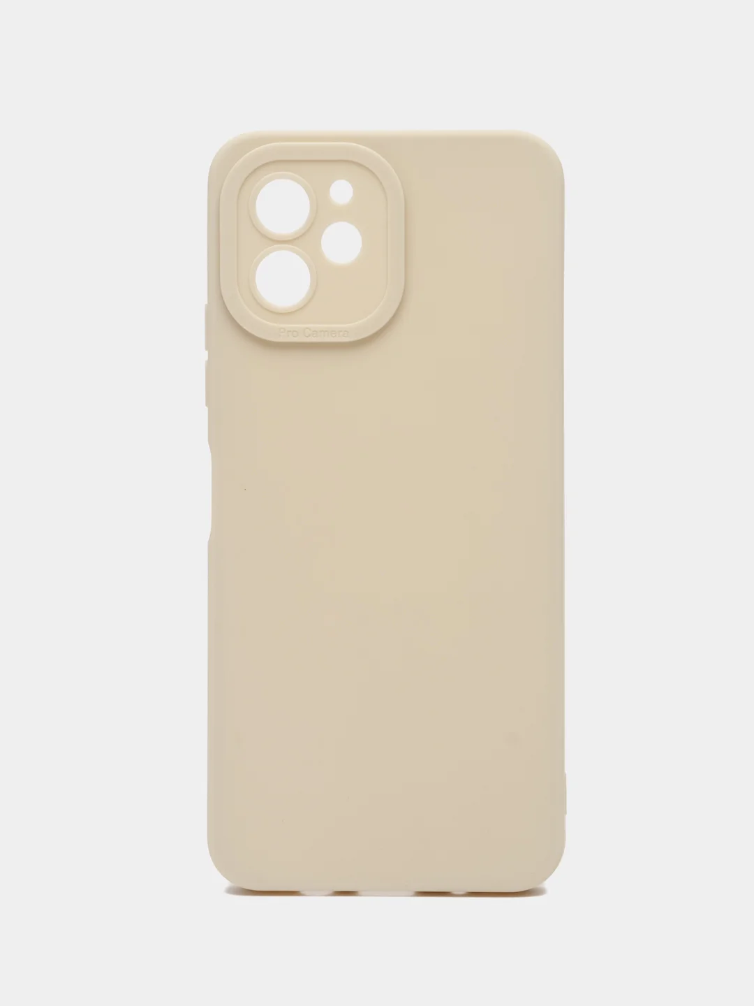 Молочный чехол для HUAWEI nova Y61 (Хуавей Нова у61), противоударный, с защитой камеры