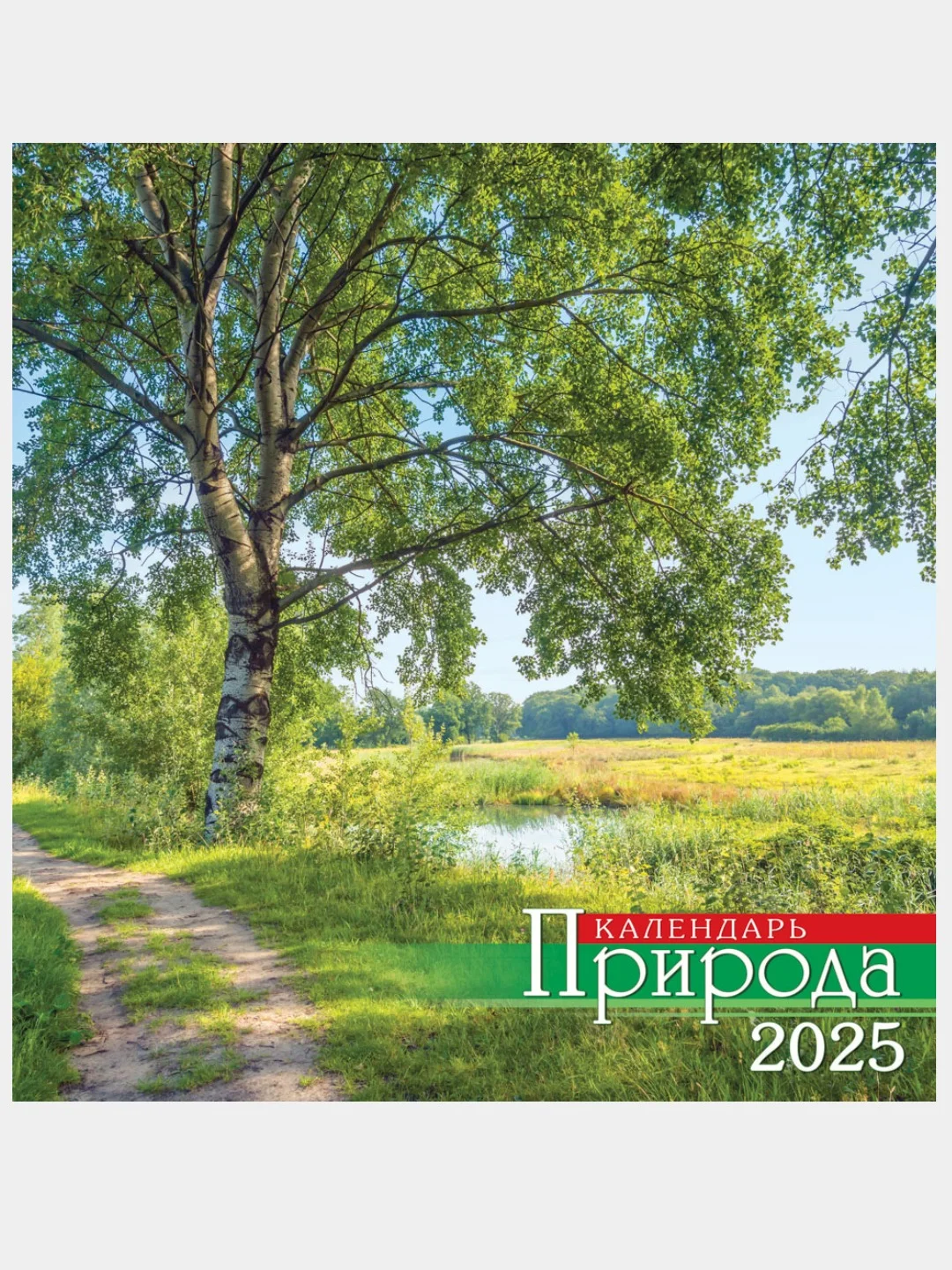 Терракотовый перекидной настенный календарь на скрепке на 2025 год. 70 видов