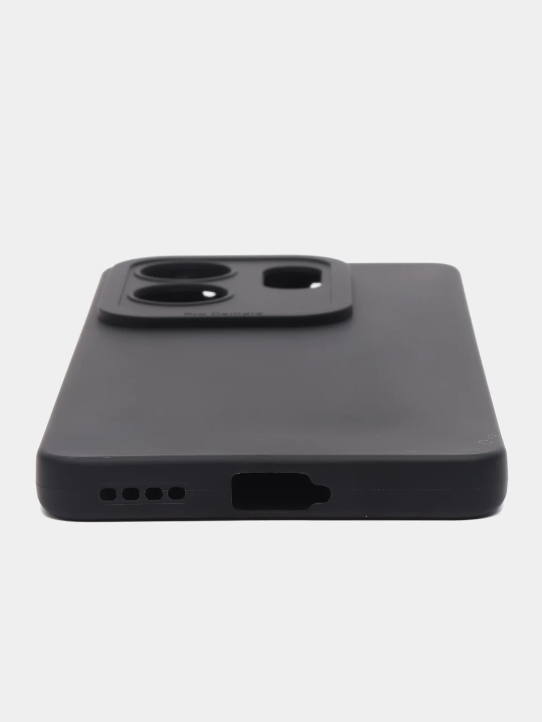 Черный чехол для Infinix Zero 30 4G (Инфиникс Зеро 30), с защитой камеры