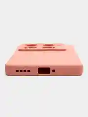 Пудровый чехол для Infinix Note 40, Infinix Note 40 Pro Plus 5G (Инфиникс Ноут 40 Про ) с защитой
