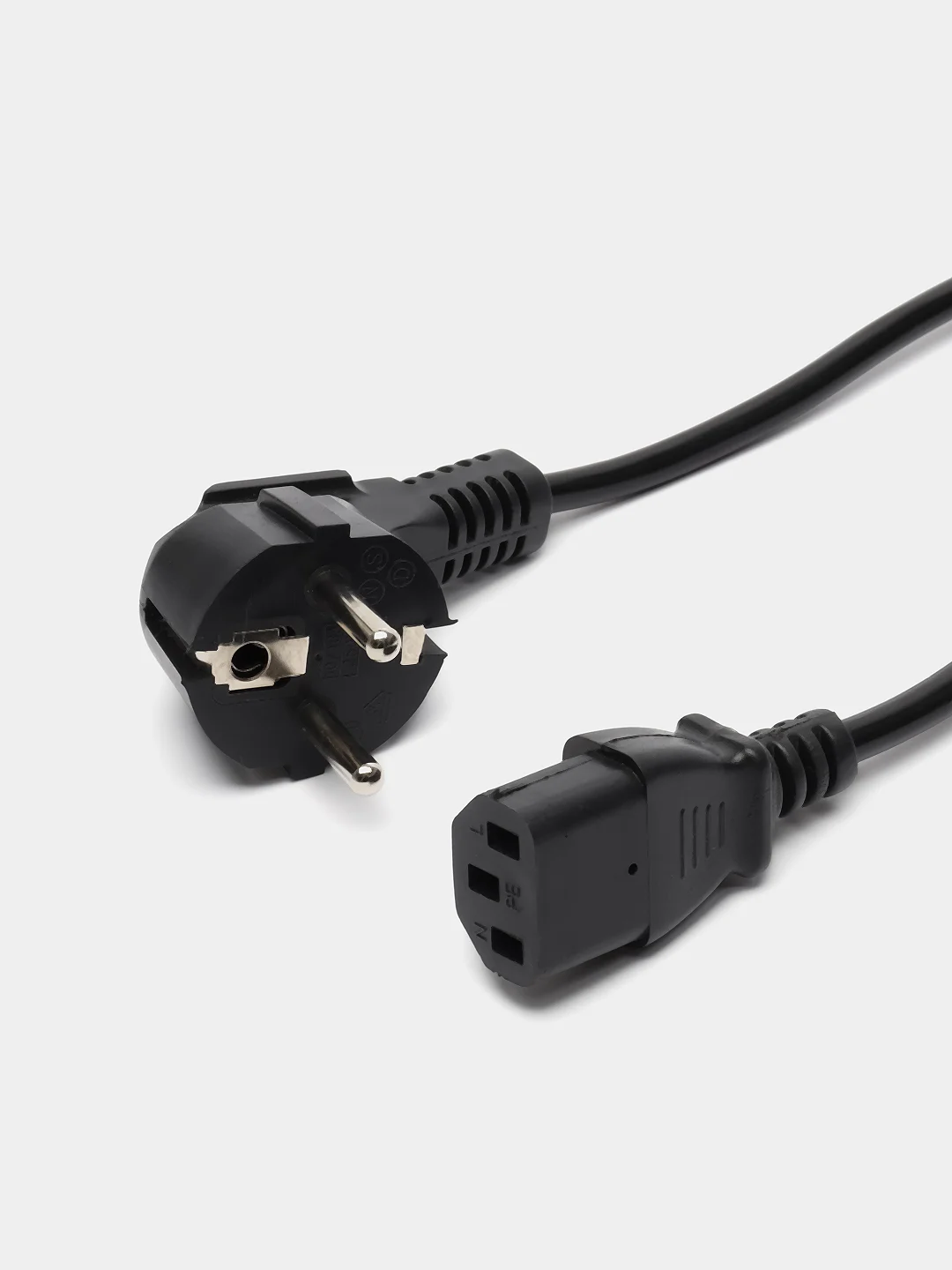 Кабель питания с евровилкой С13 1.8м. 220V. Кабель сетевой для принтера, компьютера