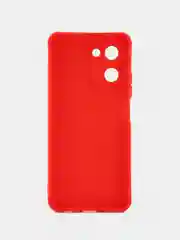 Красный чехол для Realme C33 4G, Реалми С33 4 джи противоударный, с защитой камеры
