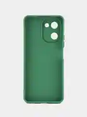 Зеленый чехол для Realme C33 4G, Реалми С33 4 джи противоударный, с защитой камеры