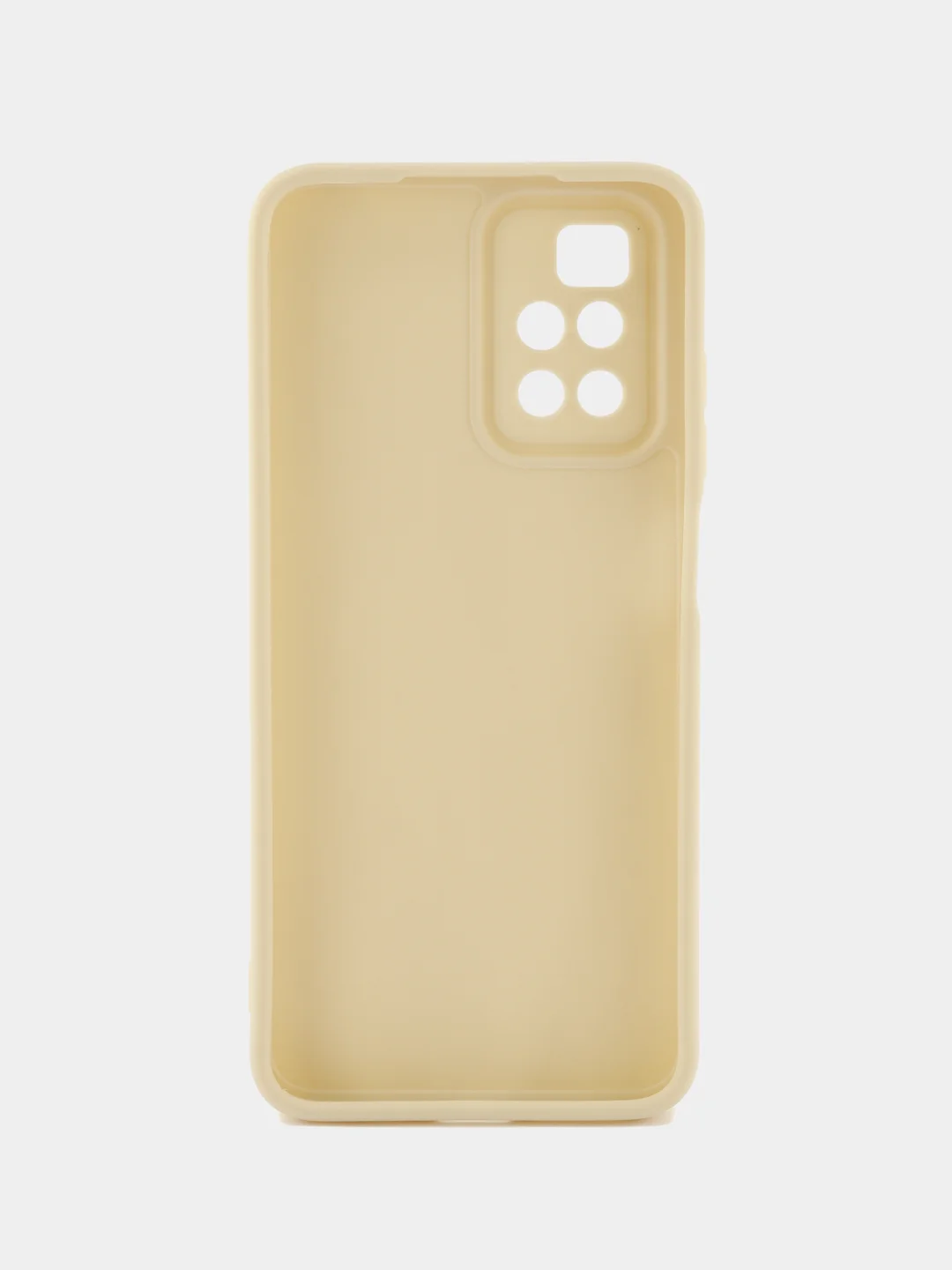 Молочный чехол для Xiaomi Redmi 10 2022 4G (Сяоми Редми 10 4G), противоударный, с защитой камеры