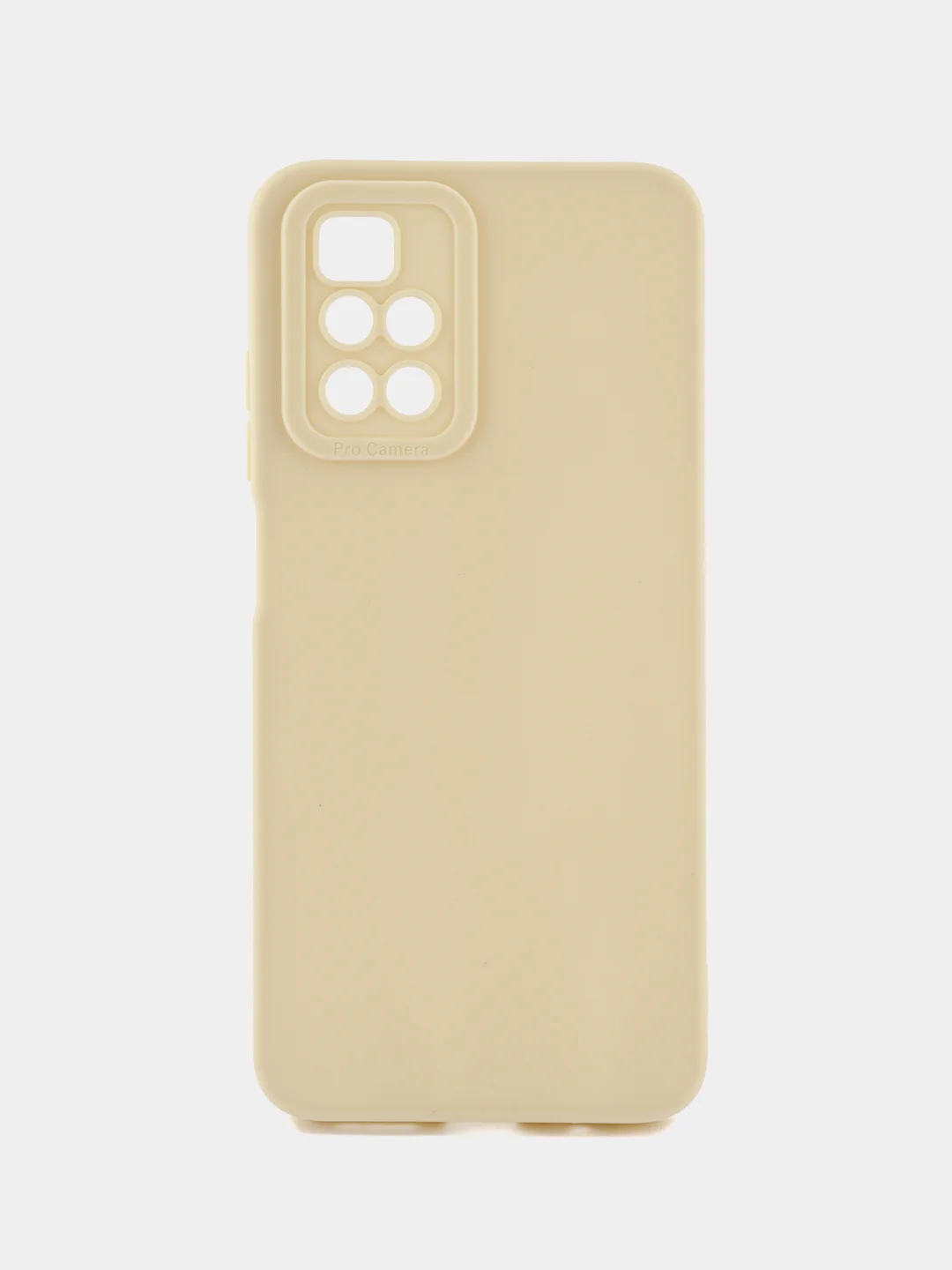 Молочный чехол для Xiaomi Redmi 10 2022 4G (Сяоми Редми 10 4G), противоударный, с защитой камеры