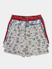 Серый меланж комплект мужских трусов IzyWear , 3шт