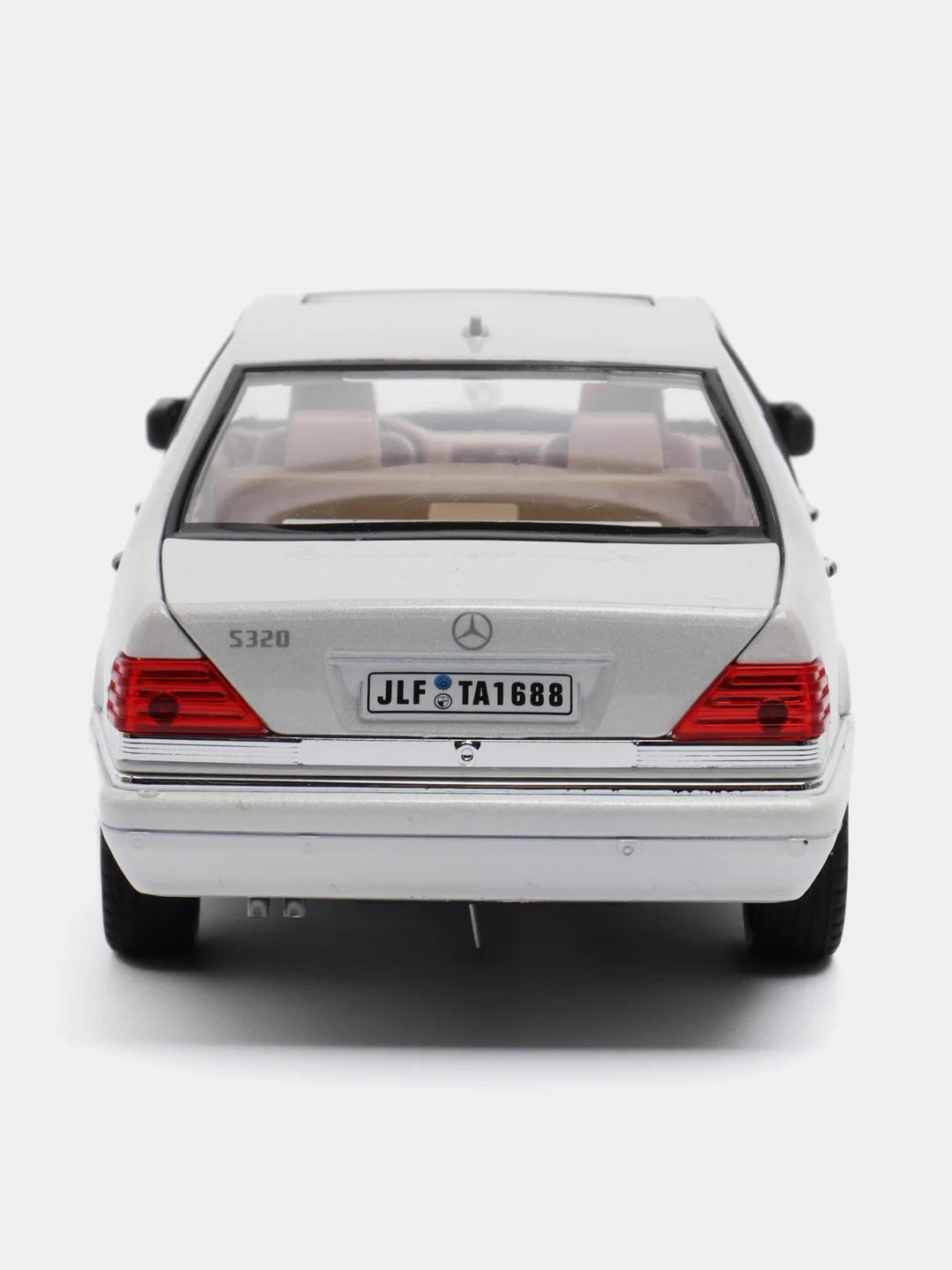 Белый масштабная металлическая модель авто 1:24 MERCEDES-BENZ W140