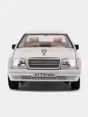 Белый масштабная металлическая модель авто 1:24 MERCEDES-BENZ W140