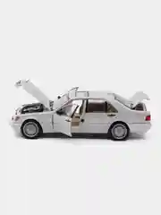 Белый масштабная металлическая модель авто 1:24 MERCEDES-BENZ W140