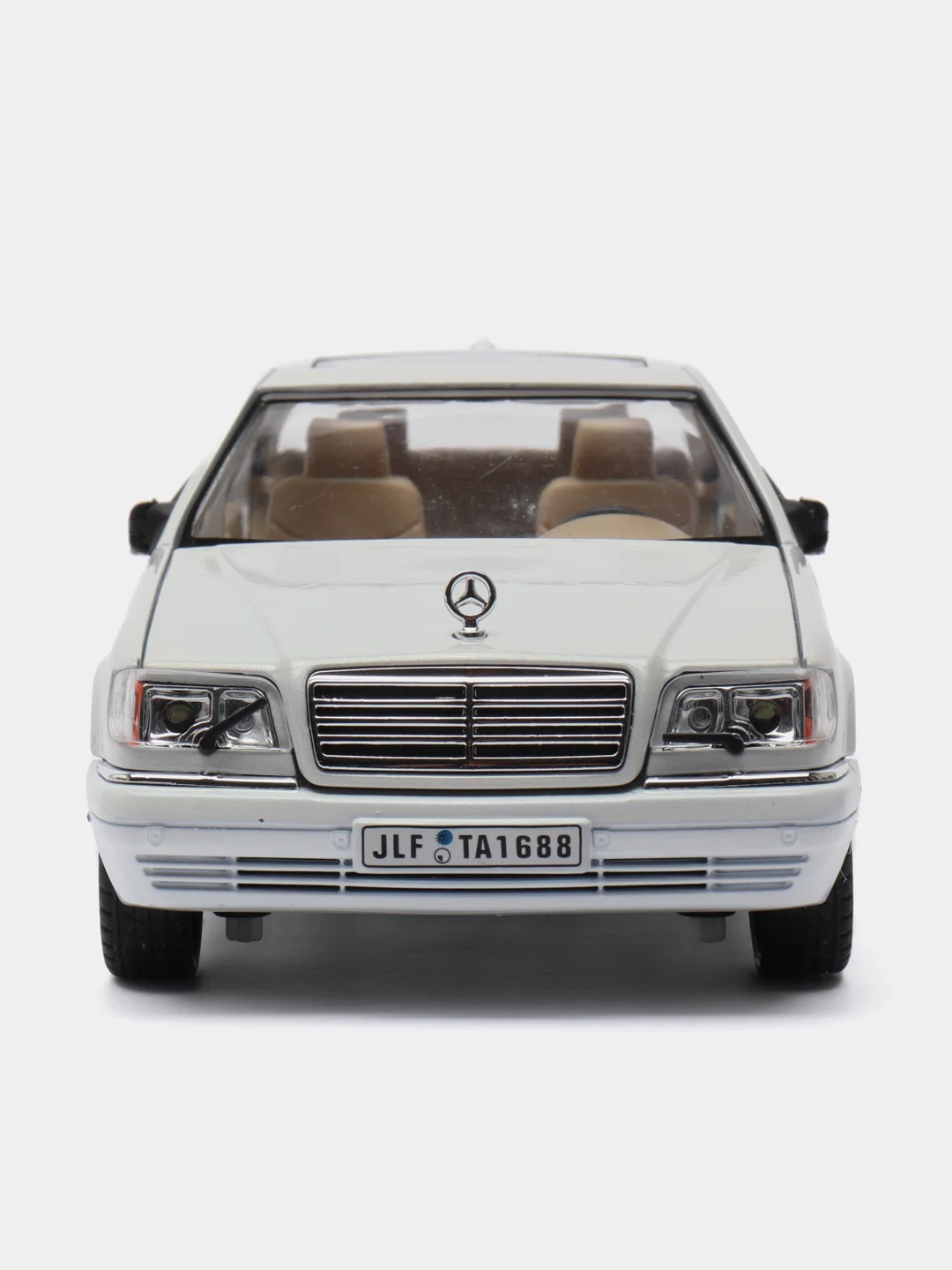 Белый масштабная металлическая модель авто 1:24 MERCEDES-BENZ W140
