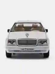 Белый масштабная металлическая модель авто 1:24 MERCEDES-BENZ W140