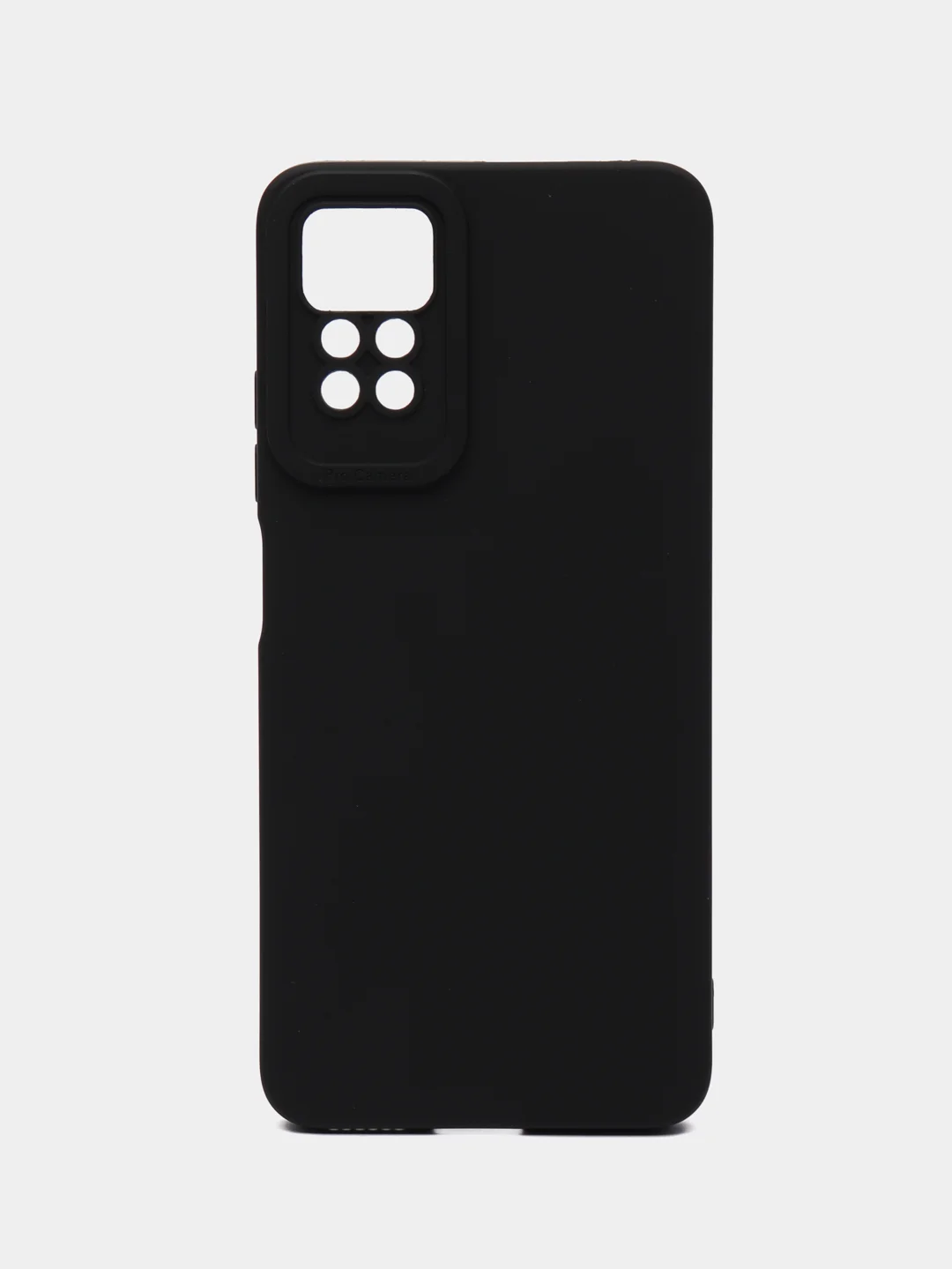 Черный чехол для Xiaomi Redmi Note 12 Pro 4G / Note 11 Pro (Редми Нот 12, 11, Про), с защитой