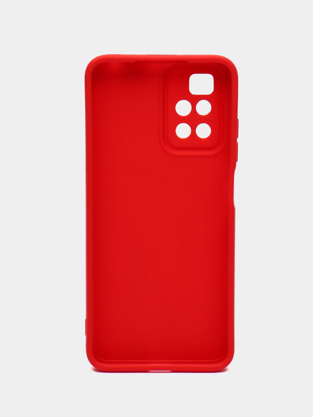 Красный чехол для Xiaomi Redmi 10 2022 4G (Сяоми Редми 10 4G), противоударный, с защитой камеры