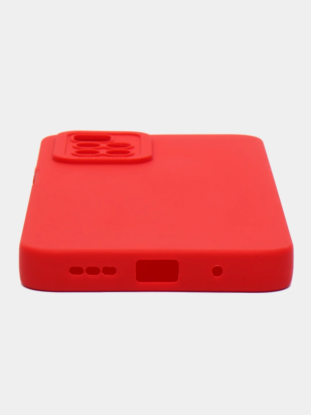 Красный чехол для Xiaomi Redmi 10 2022 4G (Сяоми Редми 10 4G), противоударный, с защитой камеры