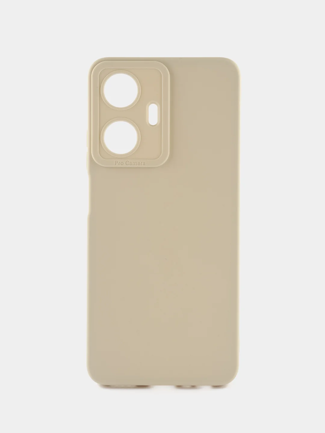 Молочный чехол для Realme C55 4G, Реалми С55 4 джи противоударный, с защитой камеры