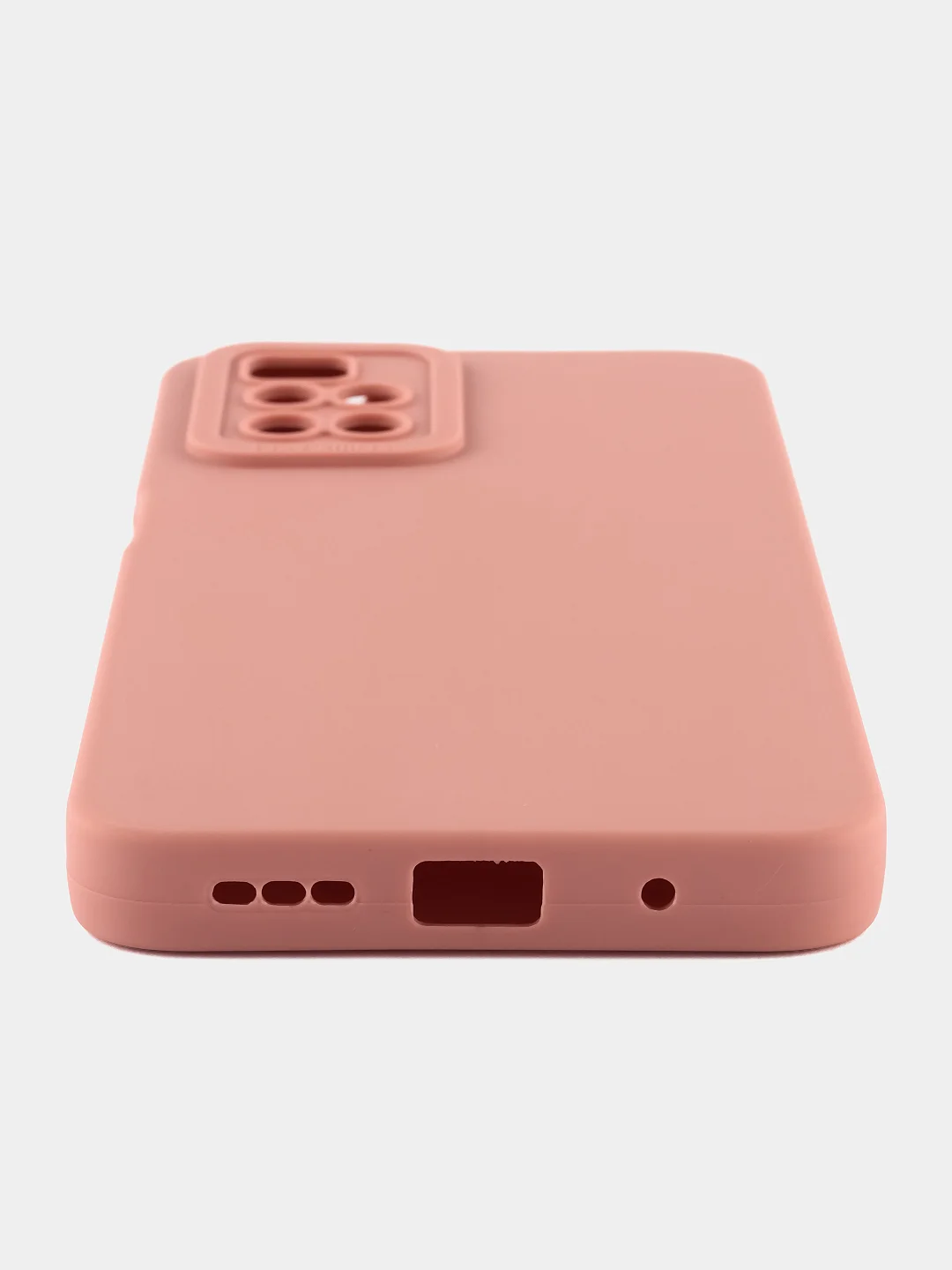 Пудровый чехол для Xiaomi Redmi 10 2022 4G (Сяоми Редми 10 4G), противоударный, с защитой камеры