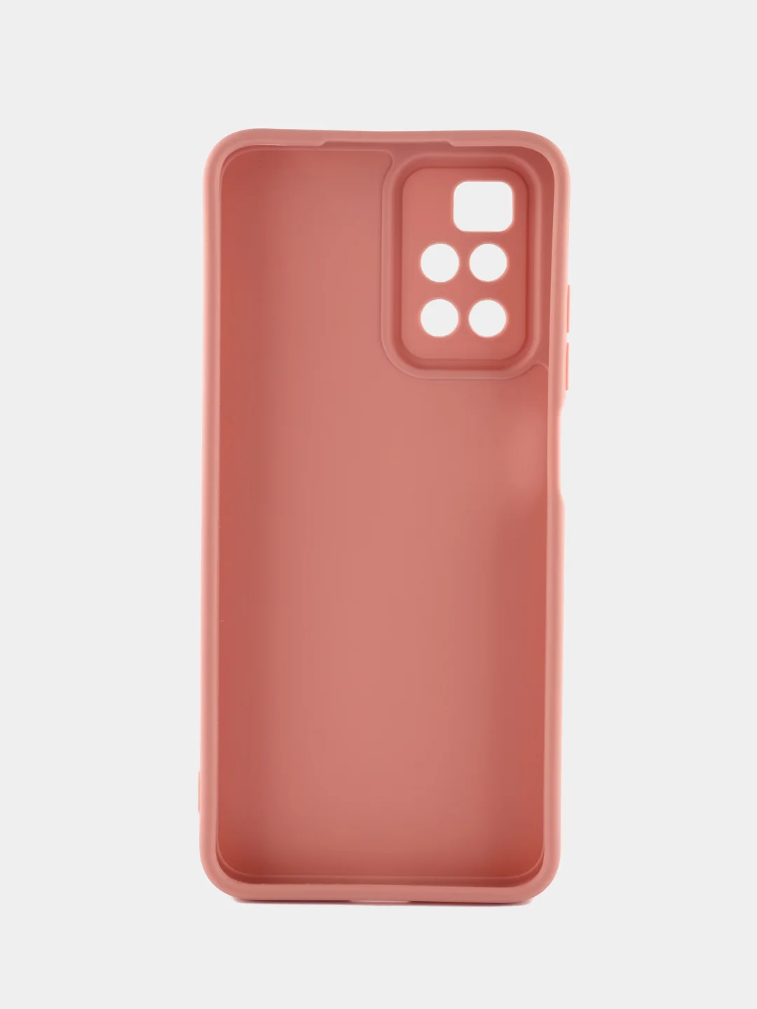 Пудровый чехол для Xiaomi Redmi 10 2022 4G (Сяоми Редми 10 4G), противоударный, с защитой камеры