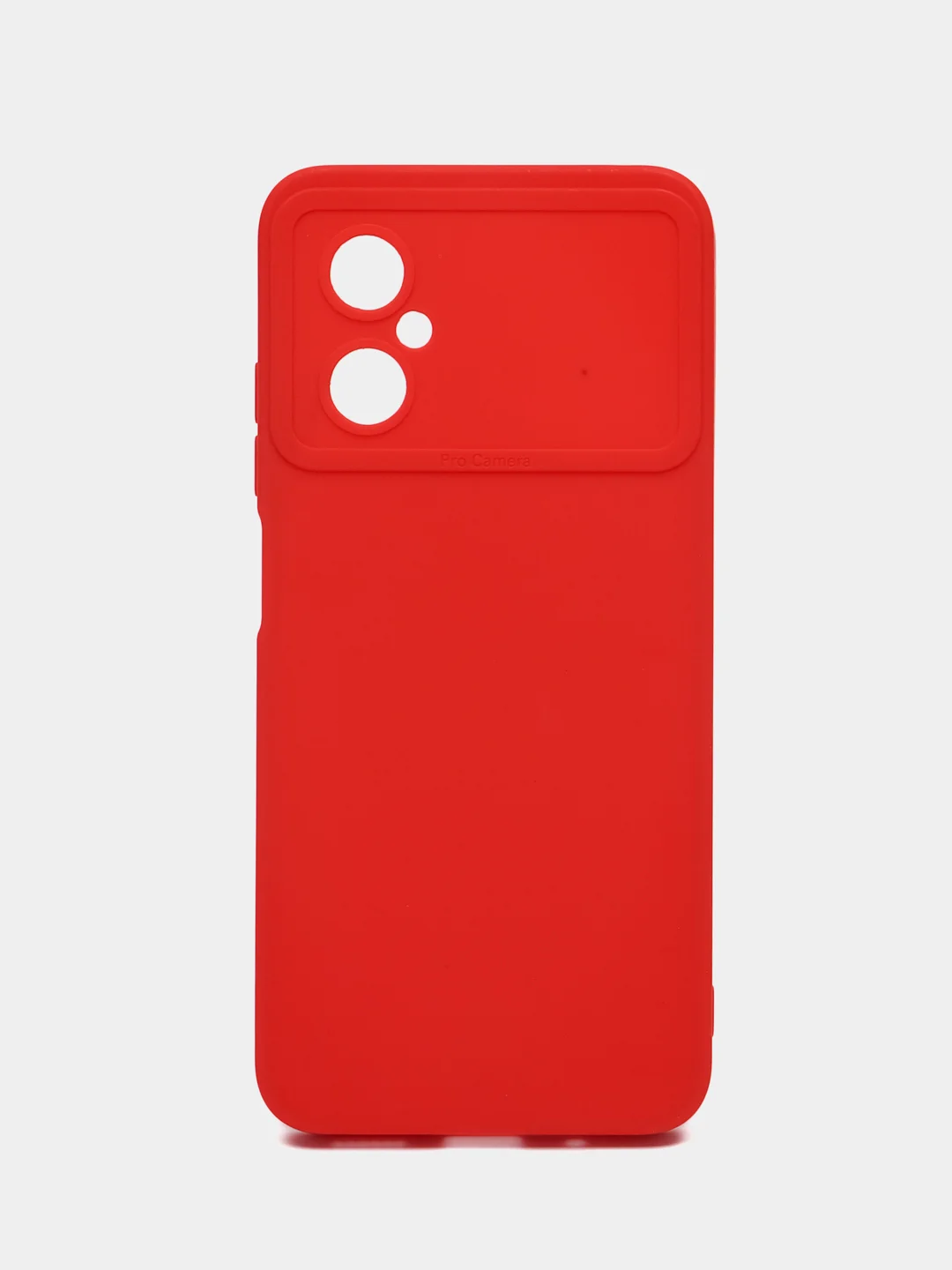 Красный чехол для Xiaomi Poco M4 5G / Poco M5, Поко М4 5джи, противоударный, с защитой камеры