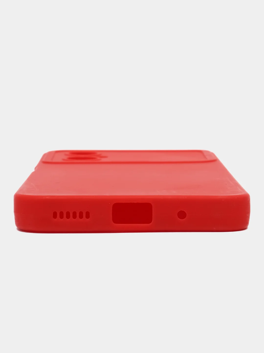 Красный чехол для Xiaomi Poco M4 5G / Poco M5, Поко М4 5джи, противоударный, с защитой камеры