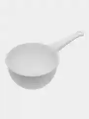 Белый ковш для бани, 2 литра