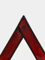 Черный знак аварийной остановки в пластиковом кейсе/ Аварийный знак