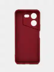 Бордовый чехол для Tecno Pova 5 Pro 4G (Техно Пова 5 Про 5 Джи) противоударный, с бортиками