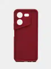 Бордовый чехол для Tecno Pova 5 Pro 4G (Техно Пова 5 Про 5 Джи) противоударный, с бортиками