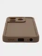 Коричневый чехол для Tecno Spark 10 Pro 4G, Техно спарк 10 про, противоударный, с бортиками