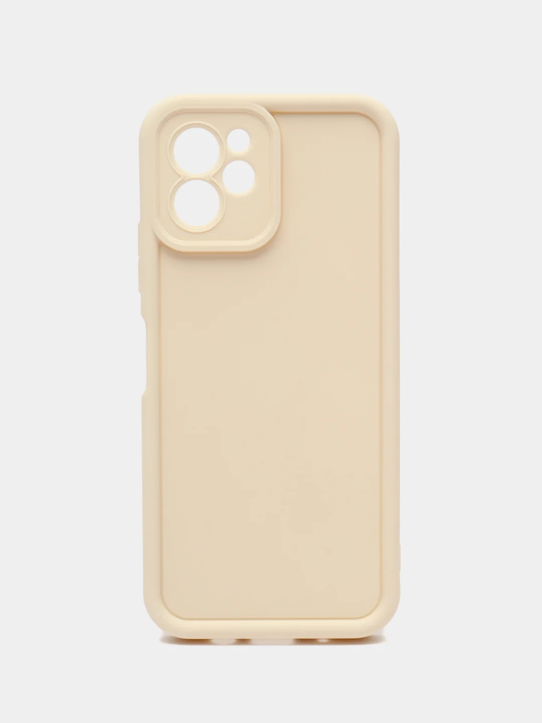 Молочный чехол для HUAWEI nova Y61 (Хуавей Нова у61), противоударный, с бортиками