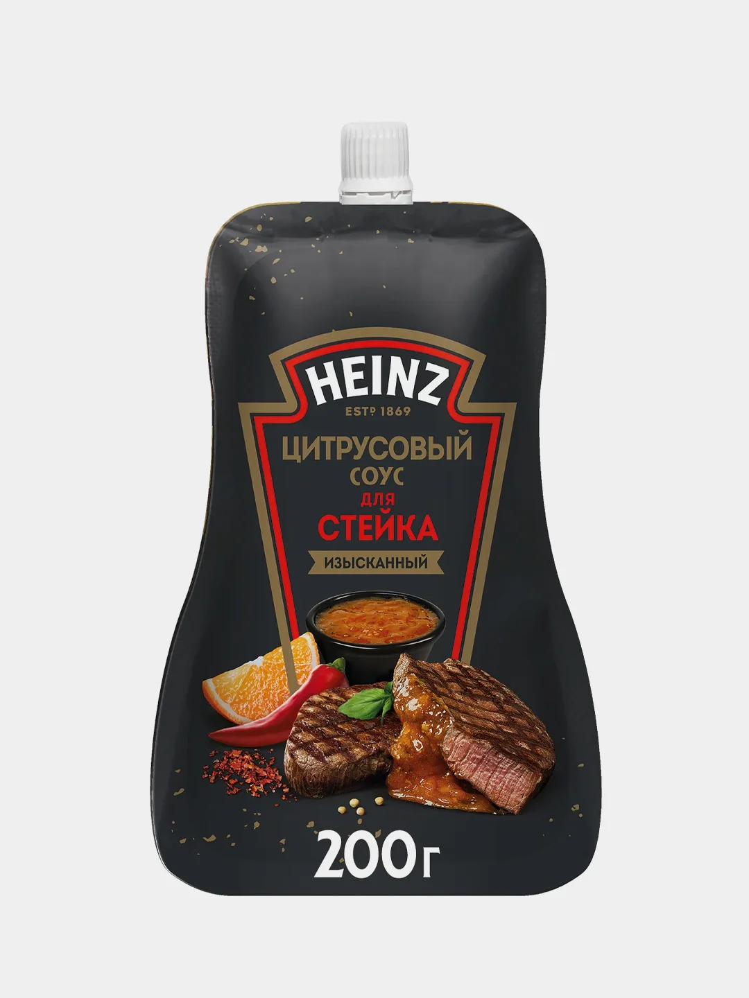 Соус HEINZ, цитрусовый, для стейка, 200 г