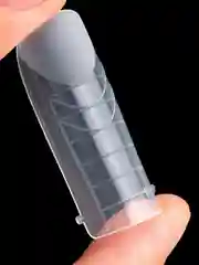Белый верхние типсы для наращивания ногтей