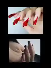 Белый верхние типсы для наращивания ногтей