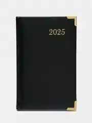 Ежедневник датированный 2025 Brauberg, планер планинг записная книжка А5, под кожу