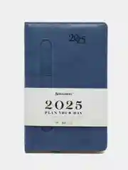 Ежедневник датированный 2025 Brauberg, планер планинг записная книжка А5, под кожу