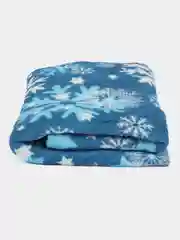 Лазурный плед флисовый 180/200 см