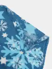 Лазурный плед флисовый 180/200 см