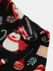 Черный плед флисовый 180/200 см