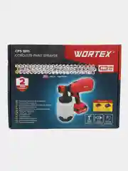 Краскораспылитель аккумуляторный WORTEX 18 В, АКБ и ЗУ., бак 1 л, 0333270