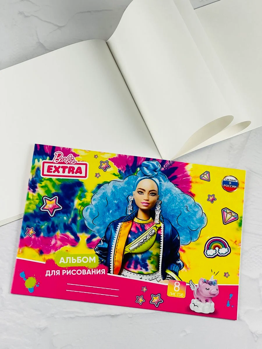 Барби Книжка Альбом для девочек роспись цифры кукла Barbie