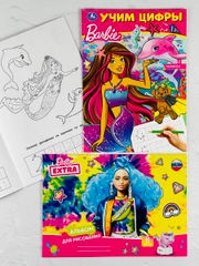 Барби Книжка Альбом для девочек роспись цифры кукла Barbie