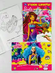 Барби Книжка Альбом для девочек роспись цифры кукла Barbie