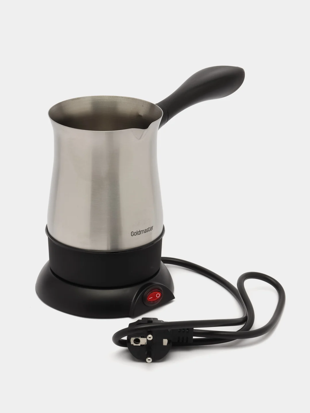 Серый металлик электрический кофейник Goldmaster KRONA Hunkar Red 850W