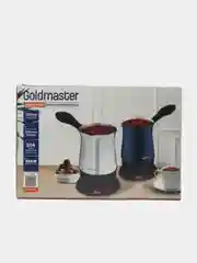 Серый металлик электрический кофейник Goldmaster KRONA Hunkar Red 850W