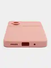 Пудровый чехол для Xiaomi Poco M5 4G, Поко М5 4джи, противоударный, с защитой камеры