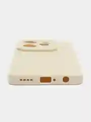 Молочный чехол для Infinix Hot 40,  Hot 40 Pro, Spark 20 Pro (Инфиникс спарк 20 про), с защитой