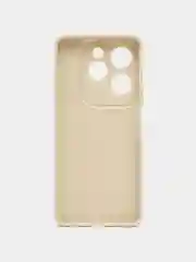 Молочный чехол для Infinix Hot 40,  Hot 40 Pro, Spark 20 Pro (Инфиникс спарк 20 про), с защитой