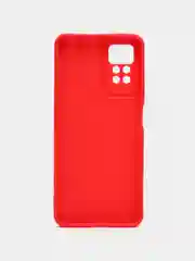 Красный чехол для Xiaomi Redmi Note 12 Pro 4G / Note 11 Pro (Редми Нот 12, 11, Про), с защитой