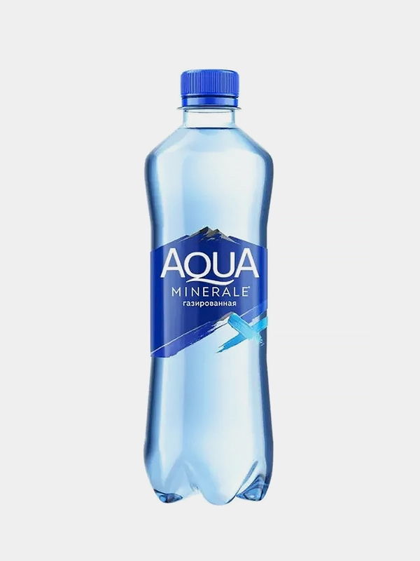 Вода питьевая "AQUA MINERALE", газированная, 0,5 л